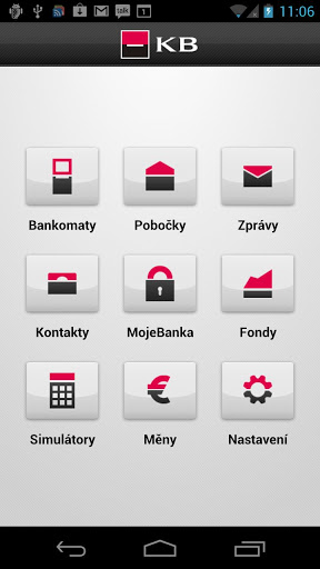 Obrázek č. 12: Ukázka smartbankingu MobilniBanka 2 KB 52 Zdroj: http://www.kb.