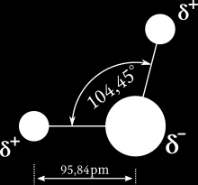 2 Teoretická část 2.1 Voda jako chemické individuum Voda se jako chemická sloučenina skládá ze dvou atomů vodíků a jednoho atomu kyslíku, přičemž tento fakt byl zjištěn teprve na konci 18.