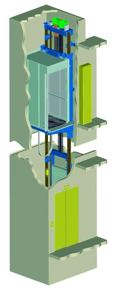 Hydraulické výtahy TECHNICKÉ PROVEDENÍ VÝTAHŮ Hydraulické výtahy vyvozují zdvižnou sílu pomocí hydraulických pístů.