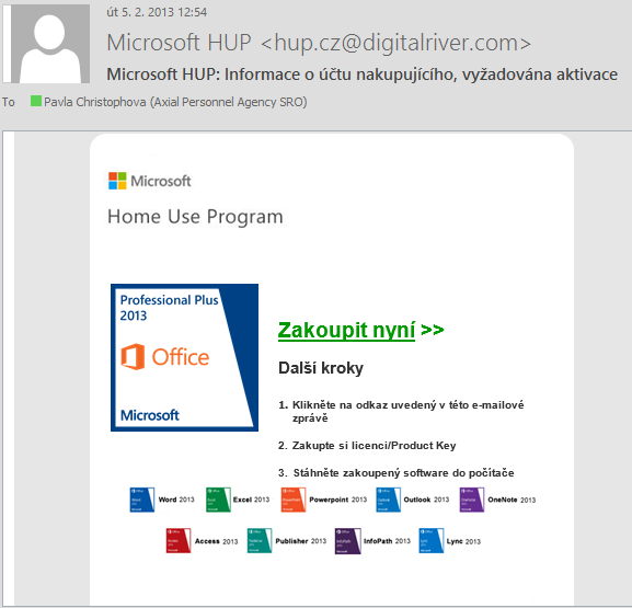 E-mail s odkazem do e-shopu může skončit ve složce s nevyžádanou poštou (spamem). Pokud jste jej tedy neobdrželi, zkontrolujte svou složku nevyžádané pošty.