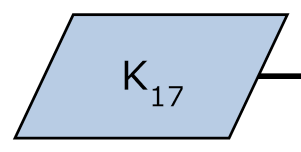 KAPITOLA 3. ÚVOD DO KRYPTOGRAFIE VYBRANÝCH ŠIFER 19 Obrázek 3.16: Zodiac - Šifrování F (x 1, x 2, x 3, x 4, x 5 ) na schématu označené jako NLF 0x3A5C742E.