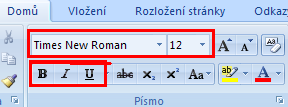 EDITACE TEXTU - pohyb po textu: šipky, END konec řádku, HOME začátek řádku, PAGE UP začátek stránky, PAGE DOWN konec stránky - editace textu: DEL smaže znak vpravo od kurzoru, BACKSPACE smaže znak