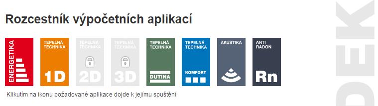 2. SPUŠTĚNÍ Spuštění aplikace je možné dvěma základními možnostmi. Přes internetovou stránku www.stavebni-fyzika.cz nebo vyvoláním z jiné aplikace.