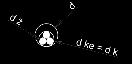 tab. 2-3 - Ochranné trubky Vnější průměr D mm Vnitřní průměr d mm d k = d / 1,5 mm d ž = d k / 2,15 mm 40 32 21,3 9,9 50 40 26,7 12,4 63 51 34,0 15,8 75 61 40,7 18,9 90 75 50,0 23,3 110 94 62,7 29,2