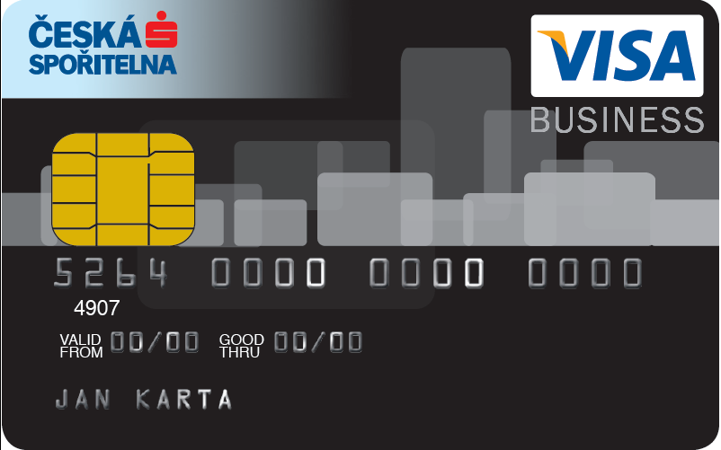 Karta Visa Business Plus Mezinárodní embosovaná služební karta s vysokými transakčními limity tj.