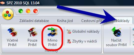 Evidence spotřeby PHM Synchronizace tachometru Vzhledem ke způsobu měření ujeté vzdálenosti a určité nepřesnosti tachometru může dojít k rozdílu mezi údajem o ujeté