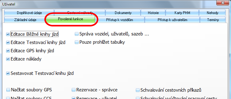 Do tabulky doplňte Jméno. Potvrďte OK: Tento postup můžete opakovat a přidat si tak všechny řidiče uživatele vozidel.