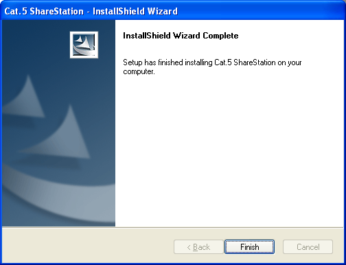 1. Vložte CD do CD/DVD mechaniky; vyhledejte adresář Driver a spusťte soubor Cat.5 ShareStation_XP-VISTA_Setup_08_0811_2064_WHQL.exe. 2.