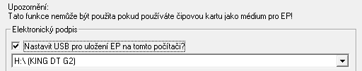 Doporučujeme v tomto případě zvolit bezpečnější heslo (s abecedními a numerickými znaky, alespoň 6 znaků dlouhé), jelikož klíč není ve Vašem osobním držení, nýbrž je uložen v databázi aplikace MCC.