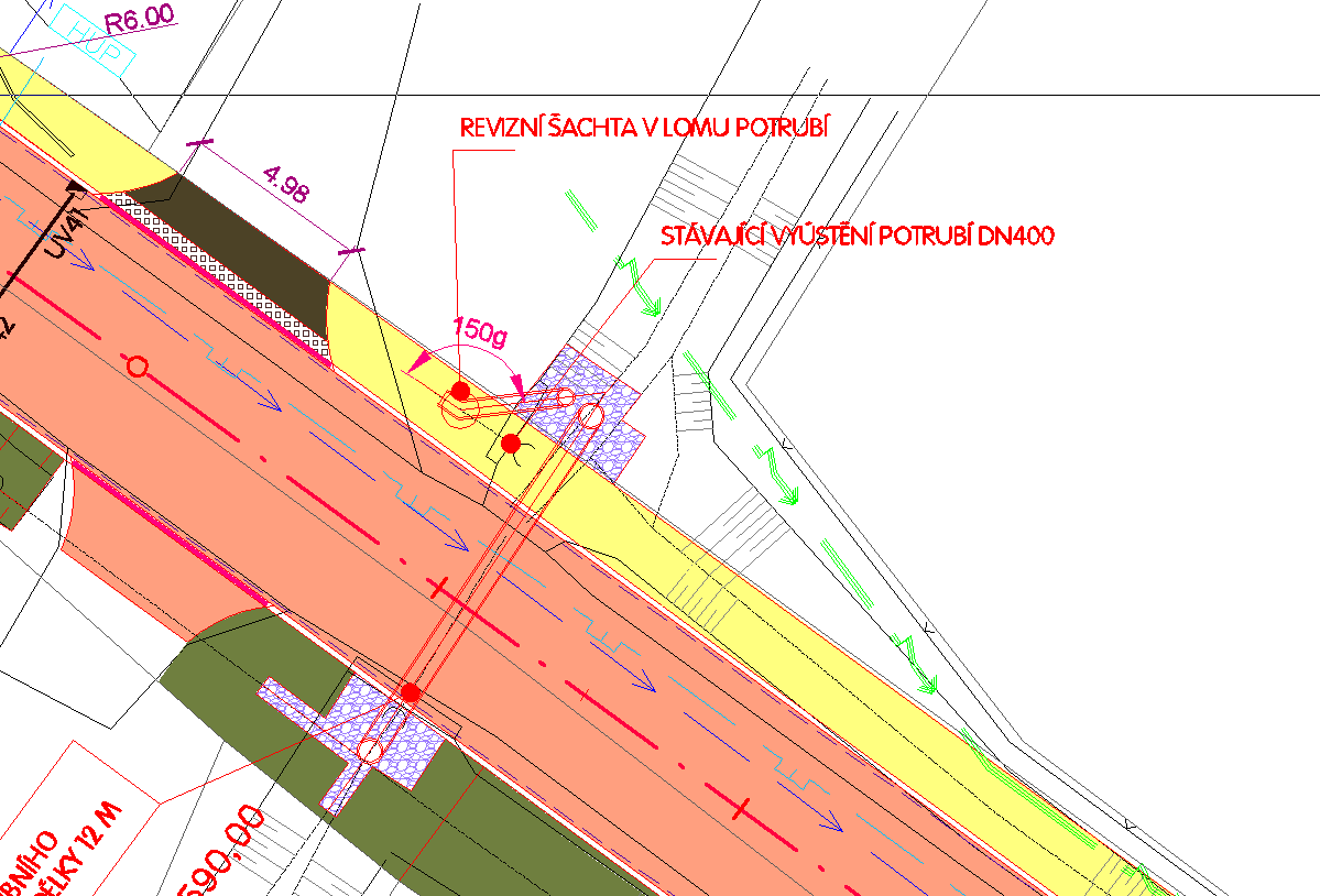 K dotazu č. 4 pol. č 68-70 silniční propustek Pol.č.68-70 - Zřízení silničního propustku z trub betonových nebo ŽB DN 400 Dotaz : Kde se tento propustek s 1 čelem nalézá?