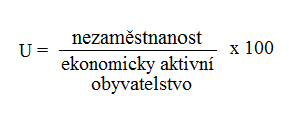 2.1 Měření nezaměstnanosti Pokud nás zajímá výše nezaměstnanosti, můžeme ji určit absolutně jako počet nezaměstnaných nebo relativně jako míru nezaměstnanosti (tj.