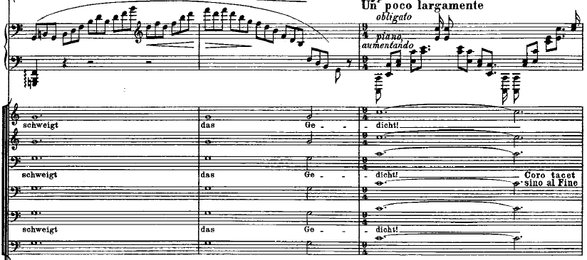 Příklad 16: F. Busoni Koncert pro klavír a orchestr op. 39, 1. věta 48 2. věta Pezzo giocoso se 4. větou All Italiana působí odlehčeněji.