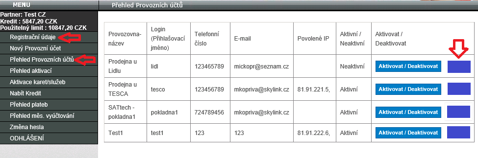 Připravované novinky IT bezpečnost Povolené IP adresy Skylink a CS Link jsou obchodní značky používané