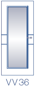 Hladké dveře VETOS S výřezem pro sklo Standardní specifikace Povrch Z výroby potažené odolným, světlu odlným EPC Superlakem (na bázi akrylátu) elektronicky tvrzený, šetrný k životnímu prostředí Výplň