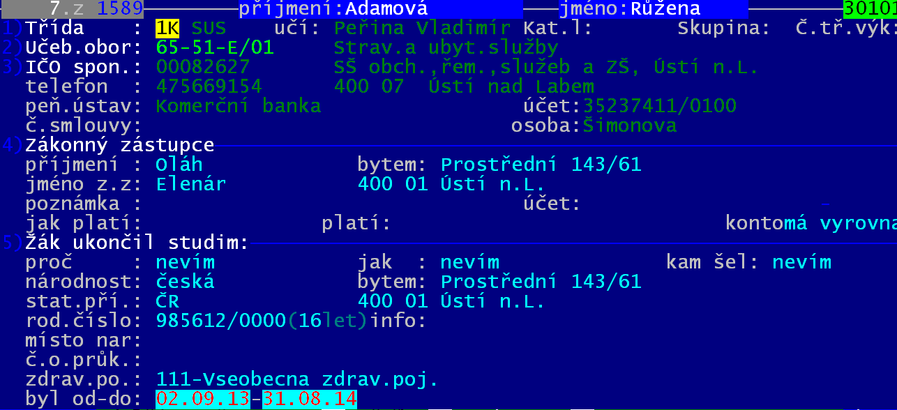 verze 5.40 27.02.2015 Chyba při vstupu do volby Nastav - Seznamy číselníky- Typů faktur přijatých / Druhů faktur vydaných.