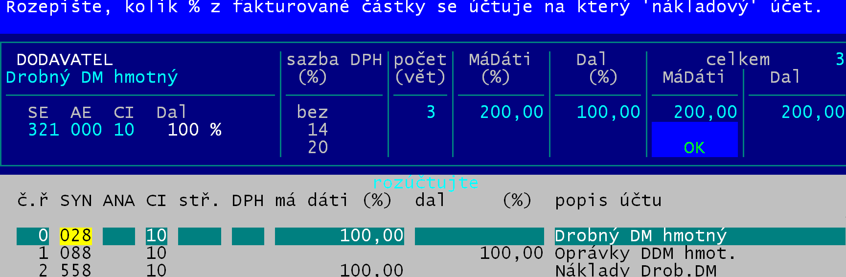 odesílání e-mailů V celém programu na všech místech, kde dochází k odesílání e-mailů (data do DATAXu / faktura vydaná ve formě souboru odběrateli / žáci pro ČSSZ / žáci pro zdravotní pojišťovnu) se