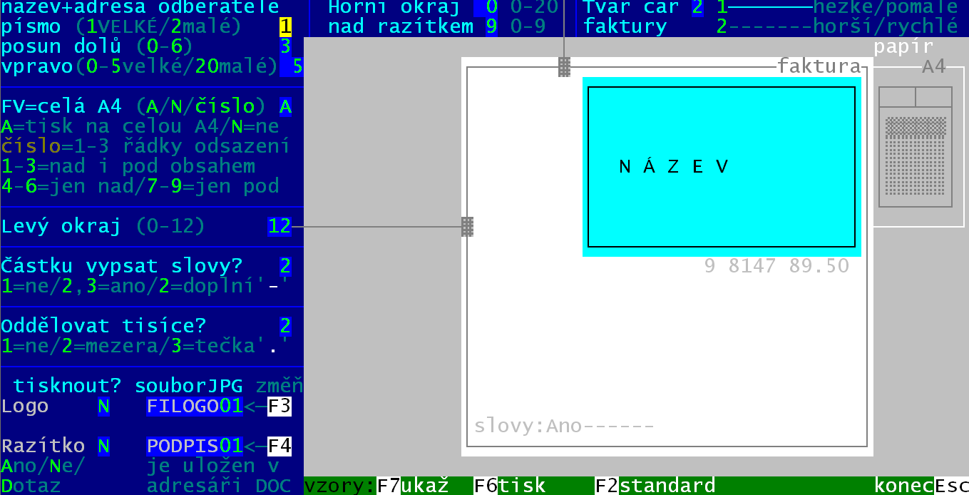 faktura do účetního dokladu, který program generuje při exportu do MAUS, příslušným způsobem rozúčtována, takže paní účetní s ní nebude mít žádný problém.