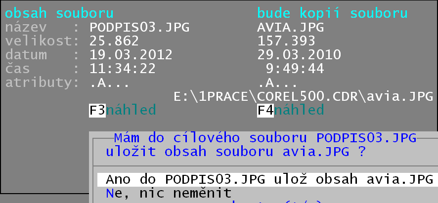 - Chcete-li do adresáře vstoupit, stiskněte klávesu <Enter>. - Návrat na vyšší úroveň proved ete stiskem klávesy <Enter> na 1.řádku, se šipkou vzhůru a textem.. zpět.