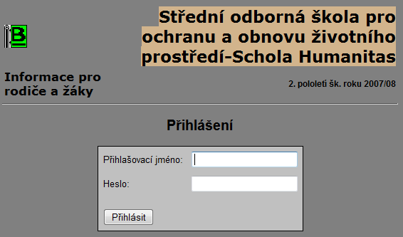 adresu školy a dále