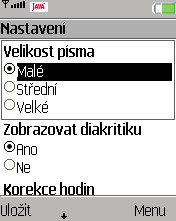 Odjezdy ze zastávky V některých případech se hodí přehledná informace o nejbližších odjezdech linek z určité zastávky. Na hlavní obrazovce programu zvolíte příkaz "Odjezdy".