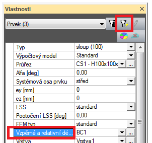 d) Snadné vyhledávání v konstrukci přes filtry.