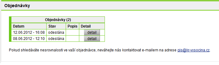 Nestandardní objednávka Pokud v seznamu produktů není k dispozici požadovaný produkt, je zde možnost nestandardní objednávky.