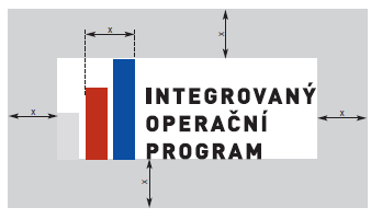 Minimální velikost loga IOP: Ochranná zóna loga IOP: Ideální varianta řešení článku 9 Nařízení Komise (ES) č.