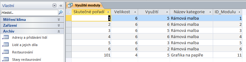 UTB ve Zlíně, Fakulta aplikované informatiky, 2013 207 Archiv a úložní moduly Samotný systém pro archivaci uložených děl byl vytvořen tak, aby bylo možné sledovat, kde je který exemplář fyzicky