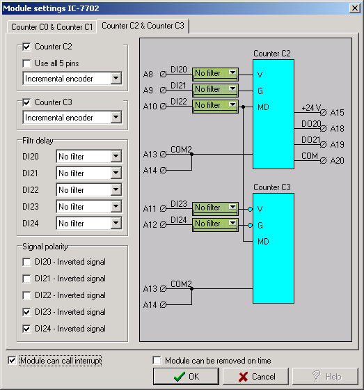 Basic documentation 6. OPERATION 6.1 MODULE CONFIGURATION You can connect the junction for sellect 5V input range. See Fig. 6.1 Fig. 6.4 Position junctions on the PCB of IC-7702 module.
