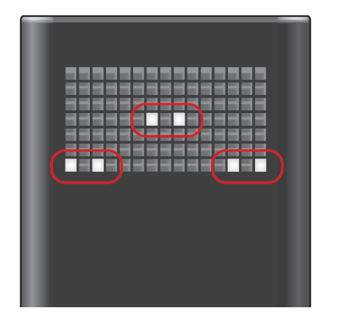 3.2 Zobrazení na FRITZ!WLAN Repeater FRITZ!WLAN Repeater má dotykový displej, přes který je možné provádět základní nastavení zařízení.
