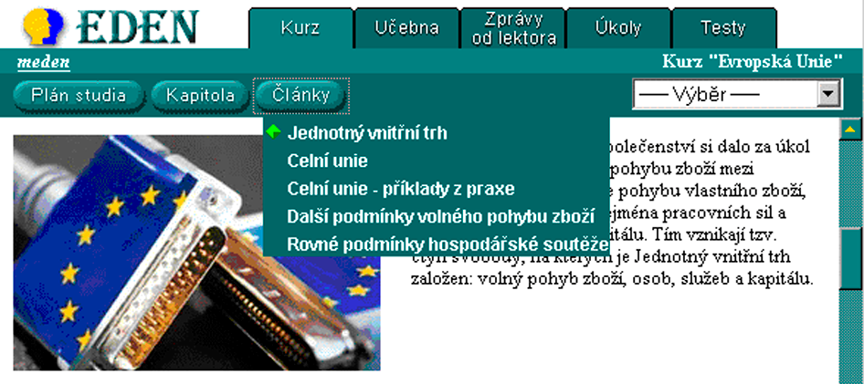 Osobní portál studenta informace o navštěvovaných, absolvovaných popř.
