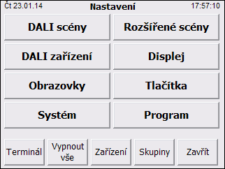 přístupového hesla (to je nastavitelné pod tlač. Systém -> tlač.