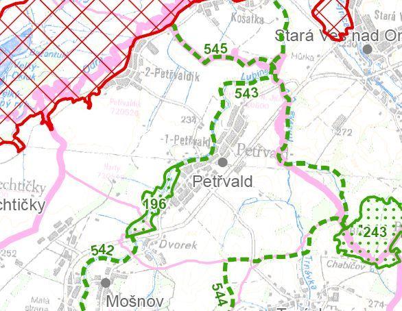 Obrázek č. 39: Nadregionální a regionální územní systémy ekologické stability (http://verejna-sprava.kr-moravskoslezsky.cz/mapy.