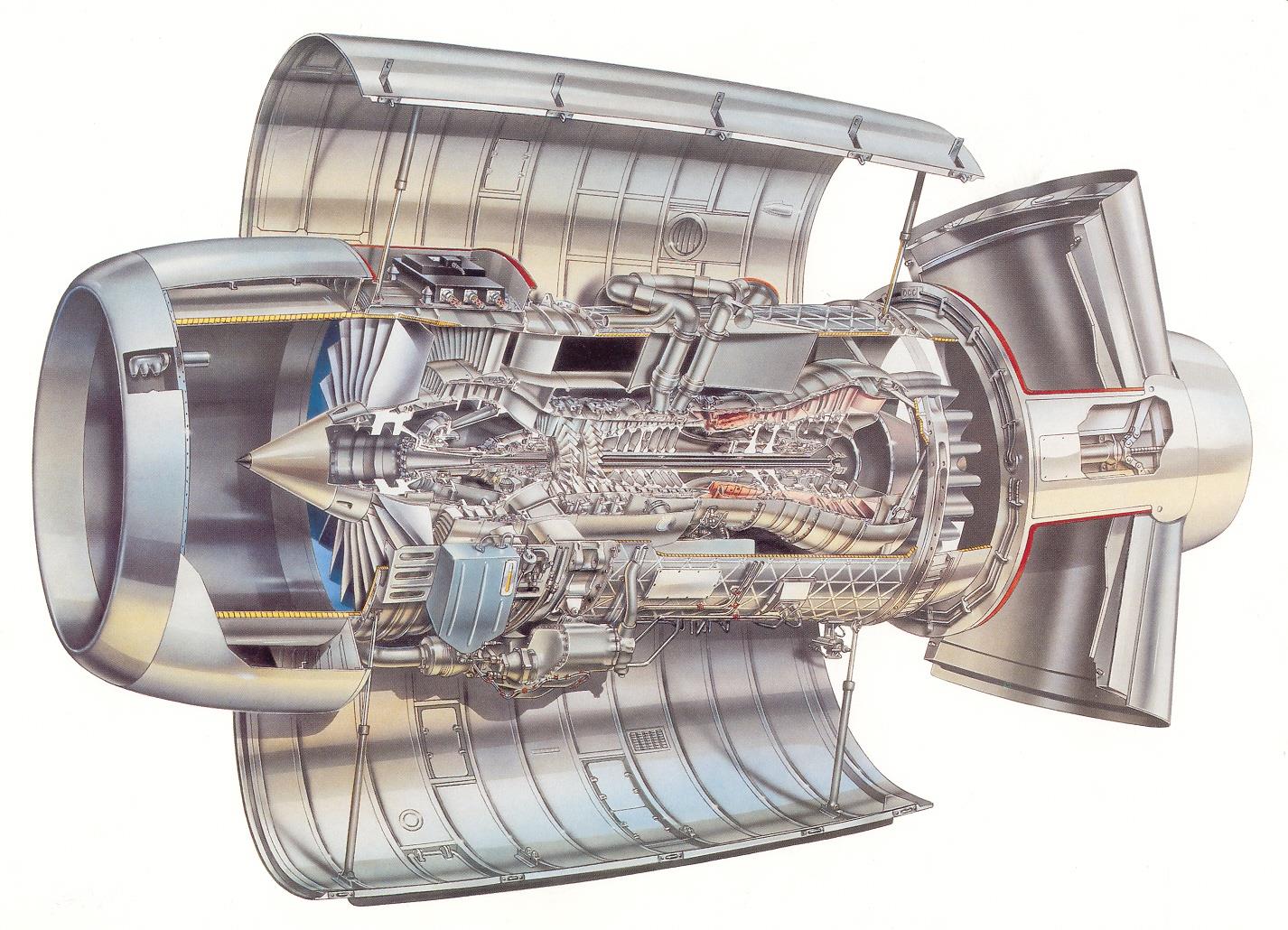 6. Ukázky konstrukcí Dvouproudový motor Rolls-Royce BR700 pro dopravní letadlo Boeing B 717