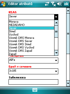 Pokročilé funkce několik režimů interaktivní editace geometrie prvků vytváření prvku; posun, vložení nebo odstranění lomového bodu editace geometrie na základě GPS měření možnost on-line korekcí