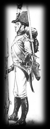 Rakouská šavle granátnického typu s ozubením (pilou) pro ženijní jednotky Rakouská mušketa vzor 1898 Klobouk zvaný,,korsický, vzor 1806 S chocholem v Polní láhev Tornistra na materiál a osobní věci