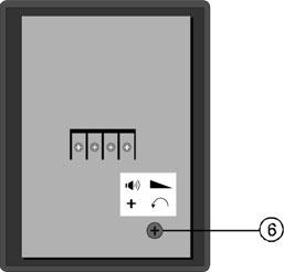 PROPOJENÍ Kamera 1. INFRA LED 2. MIKROFON 3. KAMERA 4. REPRODUKTOR 5. ZVONEK 6.