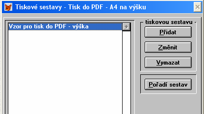 Zavedení nového uživatele 1.5. Tisk do PDF Do tiskového okna byla implementována funkce pro tisk do formátu PDF. Tisk je umožněn pomocí program PDF Creator, který je na internetu volně ke stažení.