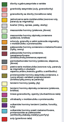 Dle radonové mapy lze v oblasti očekávat přechodné radonové riziko. C.II.7.