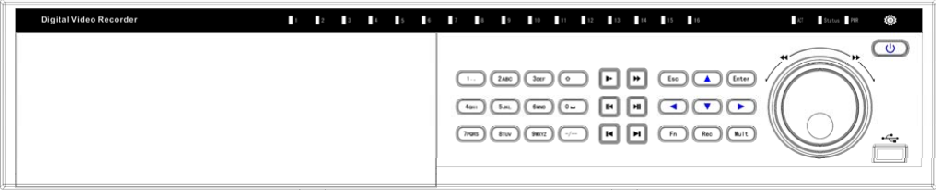 1.2 Přední panel Obr. 1-1 Popis funkcí Jméno Ikona Napájecí tlačítko Shift Funkce Při stisku tlačítka po 3 sekundy zapnete nebo vypnete zařízení.