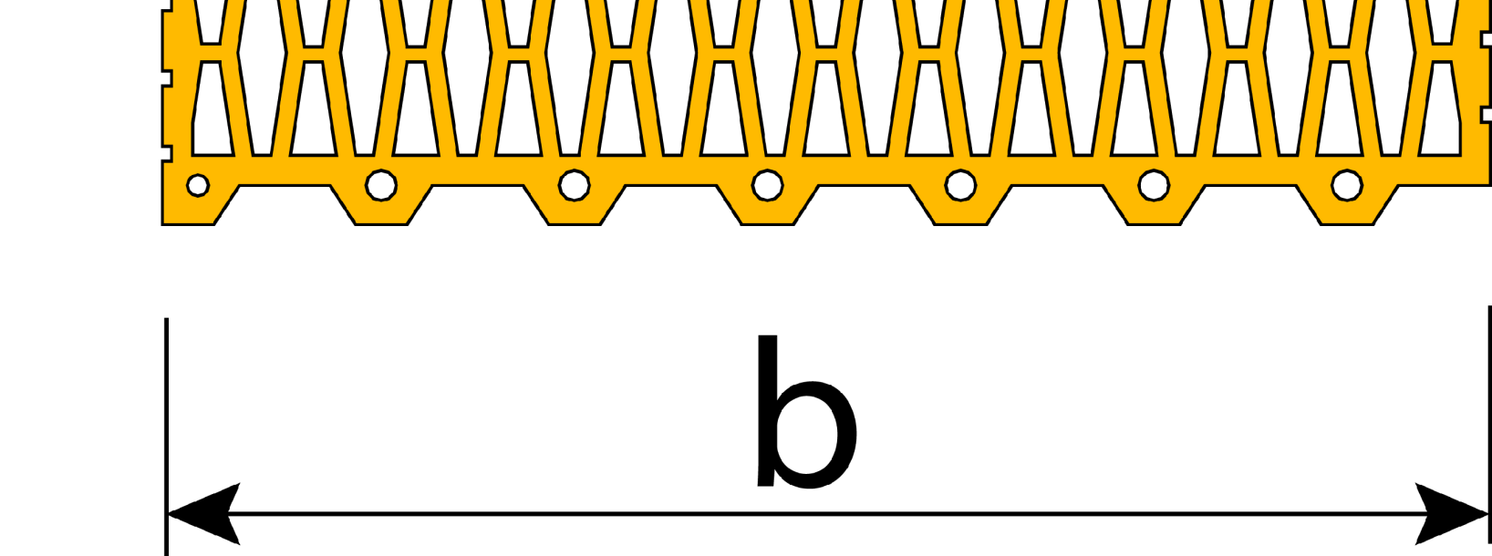 Typy podkladních materiálů Tabulka B2: Stanovený typ kotvy pro kotvení do děrované cihly dle EN 771-1 a dle ÖNORM B 6124 Tloušťka cihly Tloušťka vnější Typ kotvy Geometrie b příčky a JANSA PTP SR