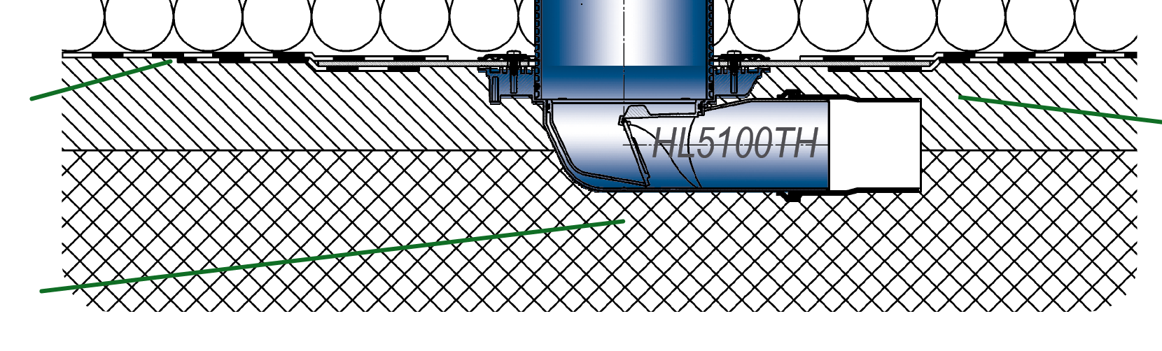 HL Balkonové a terasové vtoky Přehled výrobků Příslušenství HL150 HL154 HL151 HL152 HL153 HL619 Odvodňovací kroužek Vyhřívací sada Plochý záchytný koš Tepelná izolace tělesa vtoku s ležatým odtokem