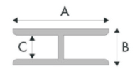 KUTILSKÉ PROFILY Trubka KUTILSKÉ PROFILY obrázek a x b x c (mm) délka kat.