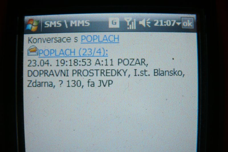 JPO statistika zásahů Tiché