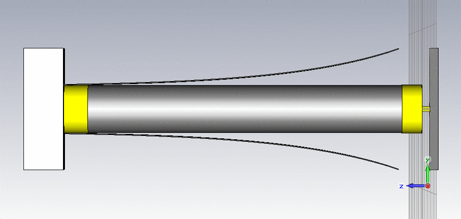 Obr.6 Umělá zátěž 3 kw - naměřený průběh ČSV v pásmu300 khz 500 MHz. Obr.