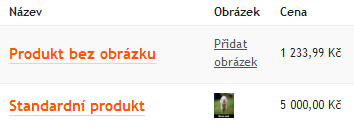 Přidání obrázku produktu Při nahrávání obrázků máme na výběr ze dvou módů. Klasické a hromadné. Přepínat mezi nimi můžeme pomocí oranžové ikony vpravo nahoře.