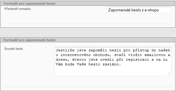 44 / 258 Zadané změny stačí jen potvrdit kliknutím na tlačítko Uložit. Pokud nechcete udělat žádné změny, klikněte na tlačítko Storno. 2.1.5. d) Hlídací pes Provozovatele FastCentriku mohou svým zákazníkům poskytovat aktuální informace o cenách zboží a dostupnosti zboží svého e-shopu, resp.