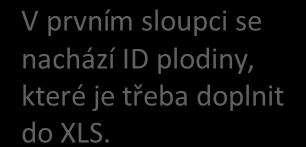 Ad 2) Stažení číselníku plodin Číselník plodin si stáhnete z aplikace Data ke stažení na eagri.cz je ve veřejné části aplikace, tj. dostane se k němu každý. Číselník plodin si stáhnete jedenkrát.