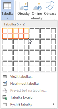 Kapitola čtvrtá: Tabulky v MS Word 4 Tabulky v MS Word Cíl kapitoly Po nastudování této kapitoly byste měli být schopni: - Vytvořit a upravit tabulku v MS Word 2013.