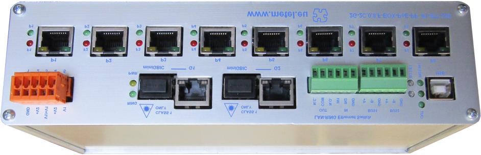 2G-10S.F Průmyslové managed PoE+ switche 2G-2C.0.8.